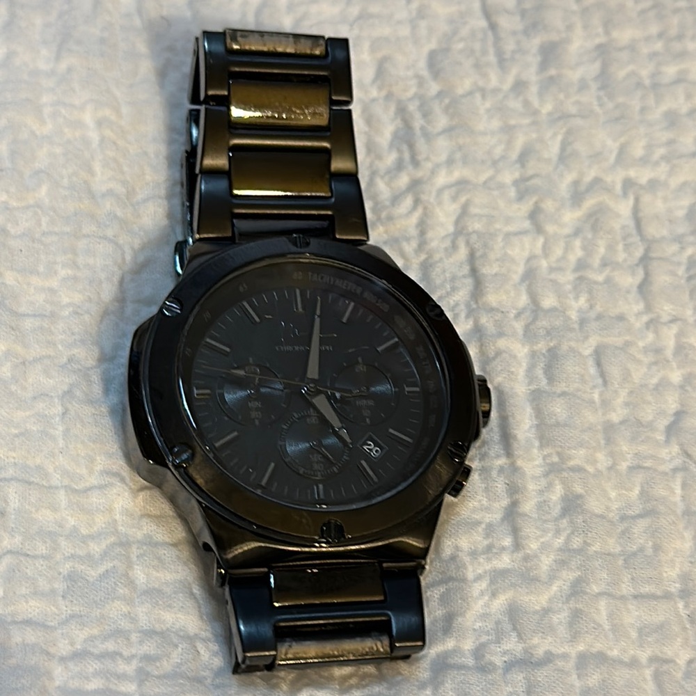 Marc Anthony Black on black FMDMA108 watch